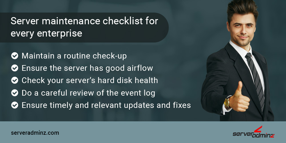 Server Maintenance Checklist for Enterprises