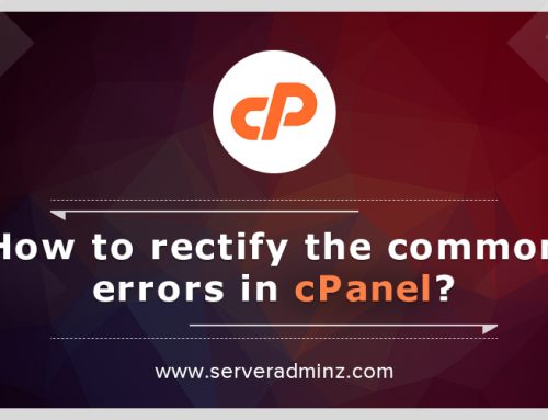How To Rectify The Common Errors in cPanel
