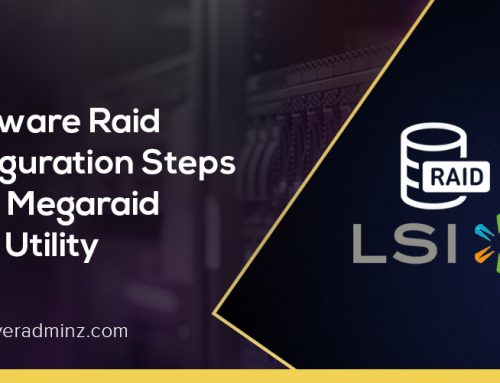 How to configure H/W RAID in LSI MegaRaid BIOS Config Utility ?