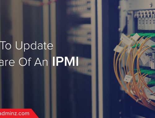 What are the steps to update the firmware of an IPMI?