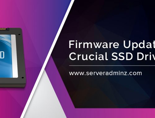 How to update the firmware for crucial SSD drives?