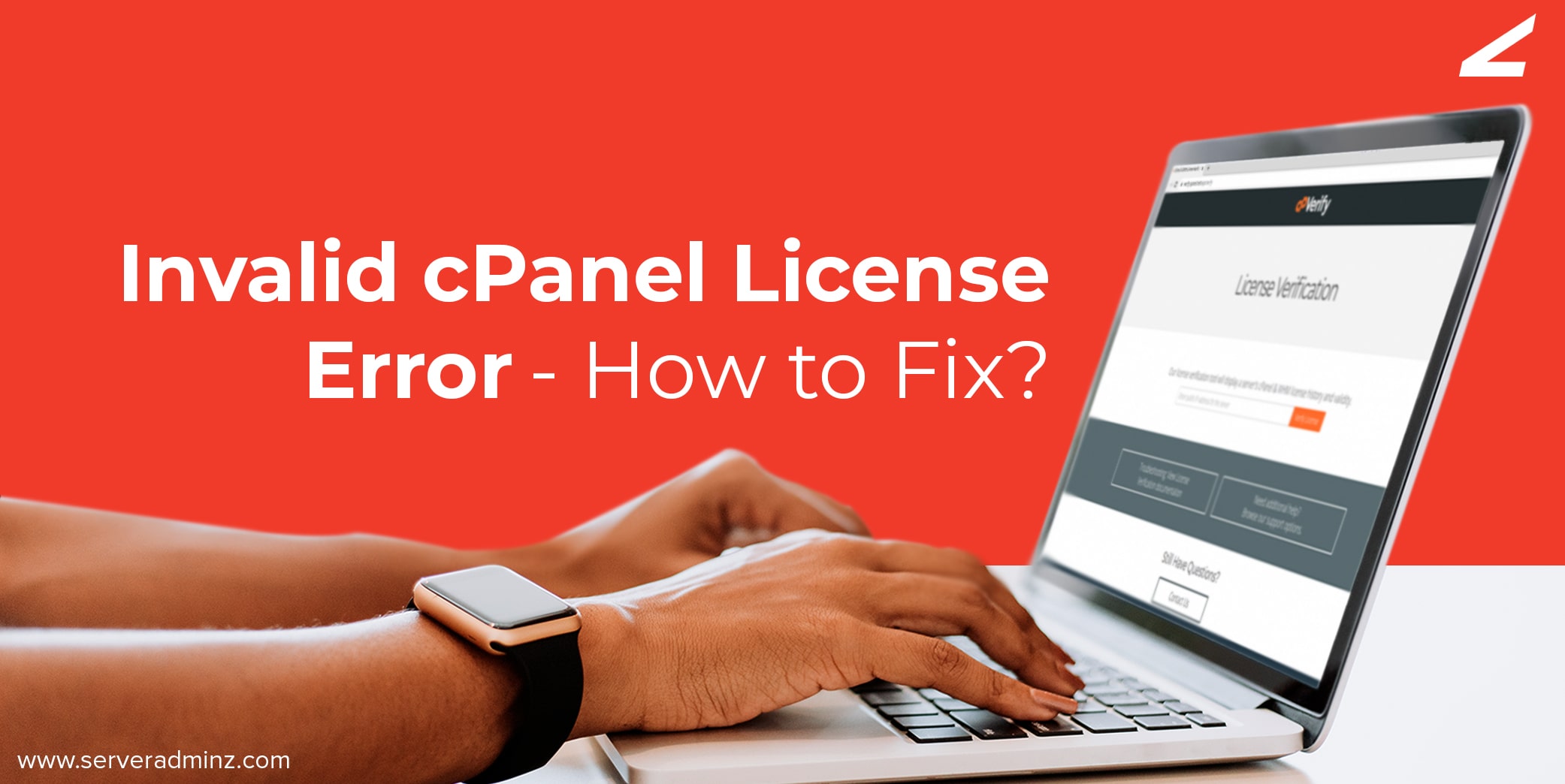 Invalid cPanel License Error