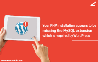 Your PHP installation appears to be missing the MySQL extension which is required by WordPress